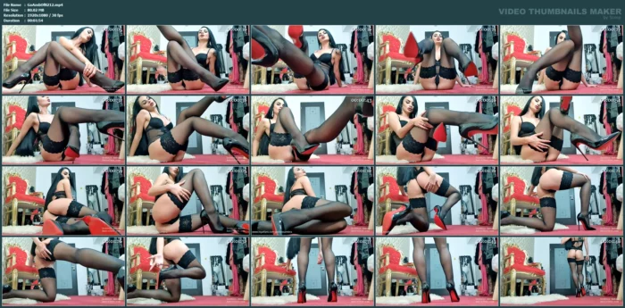 The Mesmerizing Power Of My Seductive Legs Covered In Stockings! - GODDESS AMBRA - MP4
