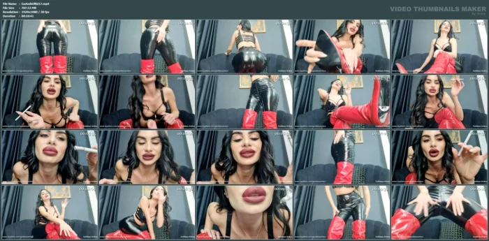 The Sexy Look Of My Pvc Outfit Makes Your Tongue All Wet & Mouth Drooling - GODDESS AMBRA - MP4