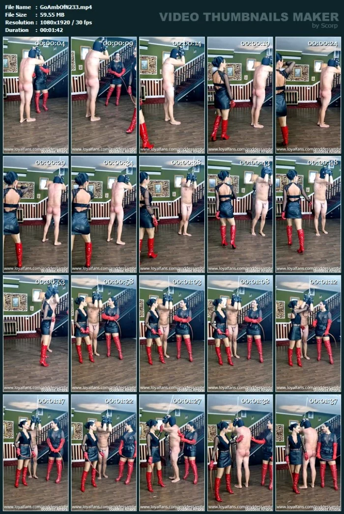 Whipped Without Mercy - GODDESS AMBRA - MP4