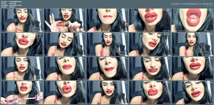 Your Brain Is Flooded With The Taste Of My Saliva - GODDESS AMBRA - MP4