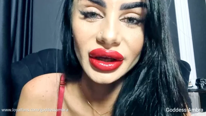 Your Brain Is Flooded With The Taste Of My Saliva - GODDESS AMBRA - MP4