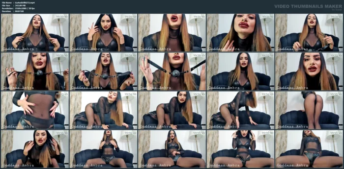 Youre Only Worthy Of My Spit & Humiliation! - GODDESS AMBRA - MP4