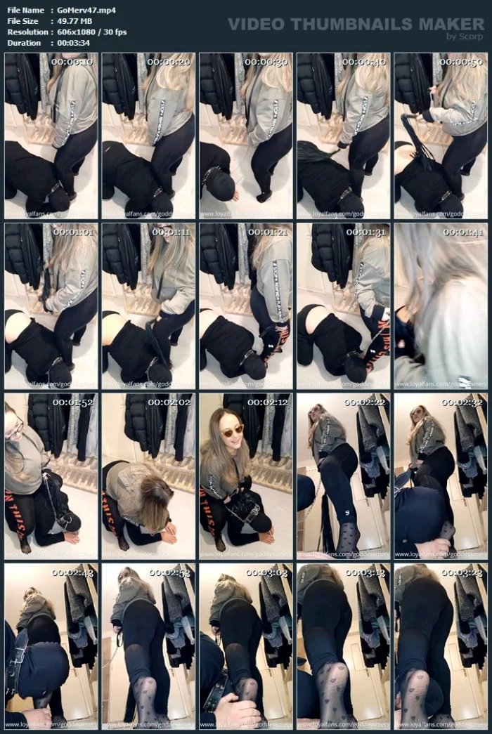 My Pony Worshipping My Nylons - GODDESS MERVE - MP4