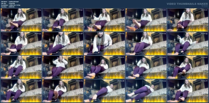 My Slave Licks My Feet With Lots Of Saliva - GODDESS MERVE - MP4