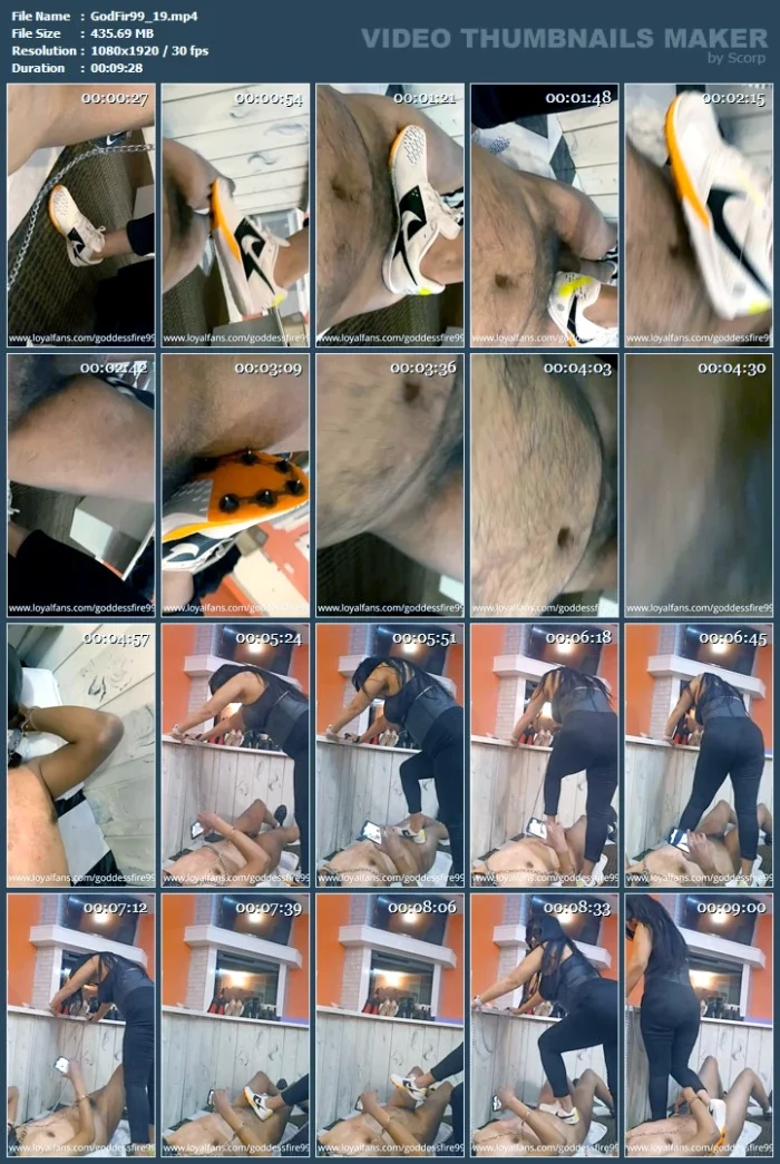 Light Trampling With Nike Track Spikes Part 2 - GODDESS FIRE - MP4