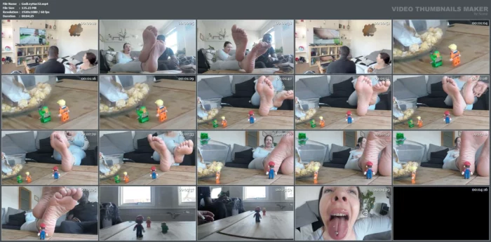 Popcorn For Survival - Surviving Amongst Giants - Giantess - GODDESS LEYLA HARDY - MP4