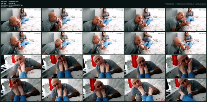 Lina Foot Worship Vol 4 - GODDESS LINA - MP4