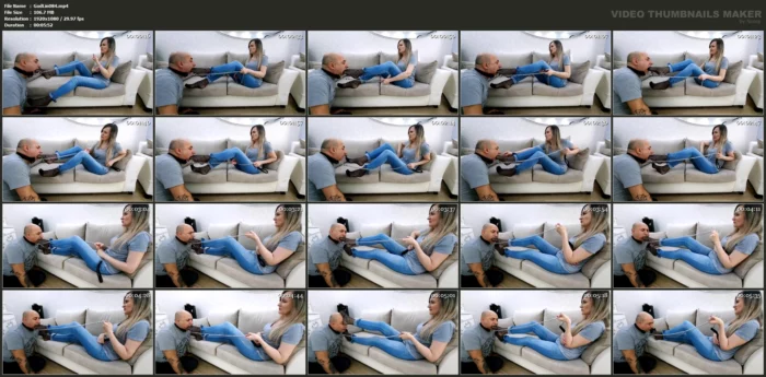 Nylon Feet Gagging. Vol 2 - GODDESS LINA - MP4