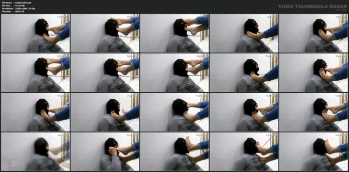 Foot Gagging - GODDESS LINA - MP4