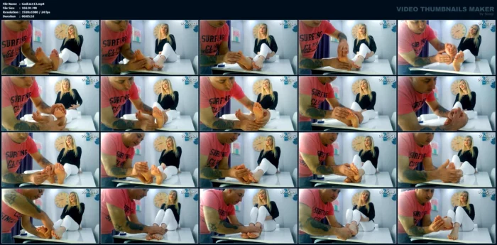 Foot Massage Vol 1 - GODDESS LINA - MP4