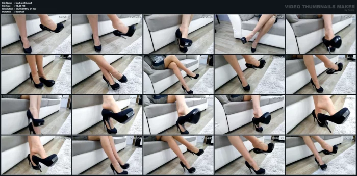 Shoe Fetish Vol 4 - GODDESS LINA - MP4
