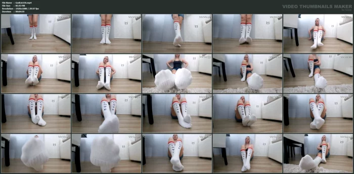 Socks Fetish Vol 9 - GODDESS LINA - MP4