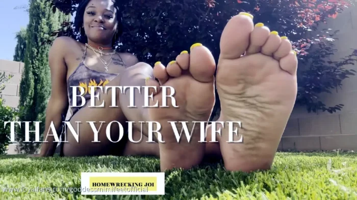 Better Than Your Wife Homewrecker JOI - GODDESS MIMI FEET - MP4