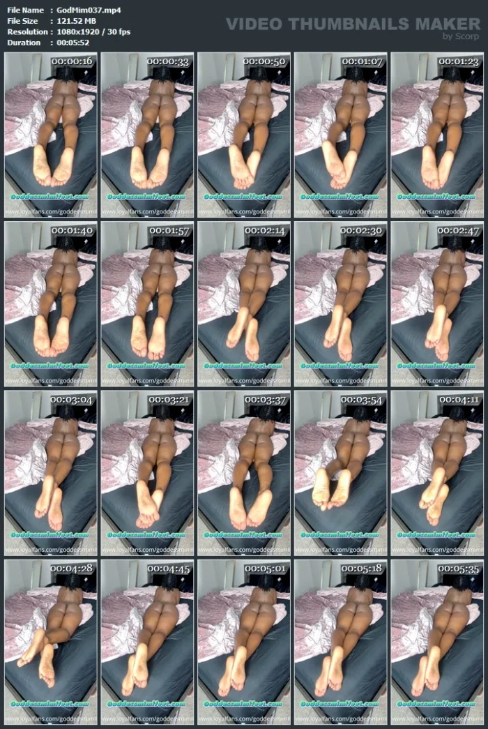 Booty & Soles Ignore Tease - GODDESS MIMI FEET - MP4
