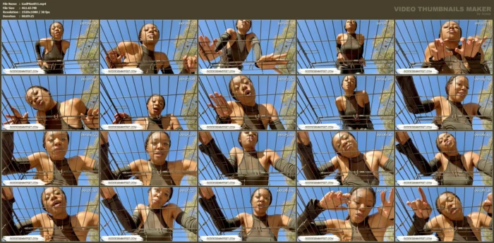 Caged Spit Bitch For Goddess Mimi - GODDESS MIMI FEET - MP4