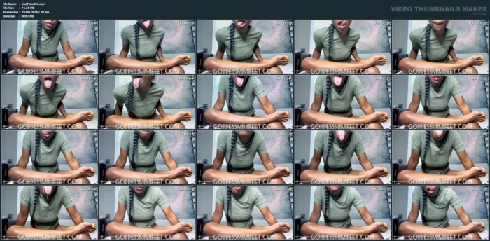 Come Be My Little Spit Bitch - GODDESS MIMI FEET - MP4