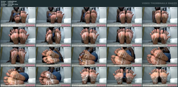 Eating Cum-Loads Off My Soles! - GODDESS MIMI FEET - MP4