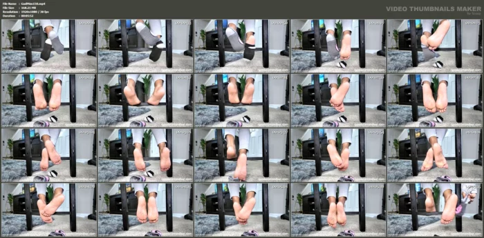 Goddess Mimi Ignores The Tiny Man Under Her Chair! - GODDESS MIMI FEET - MP4