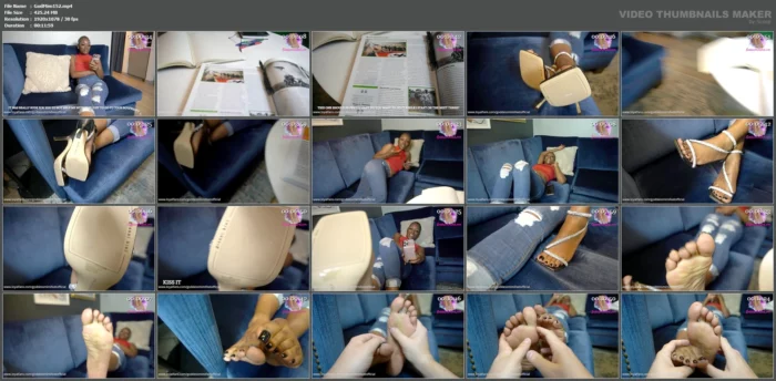 Goddess Mimi Uses Her Feet To Make Nerd Do Hw POV - GODDESS MIMI FEET - MP4