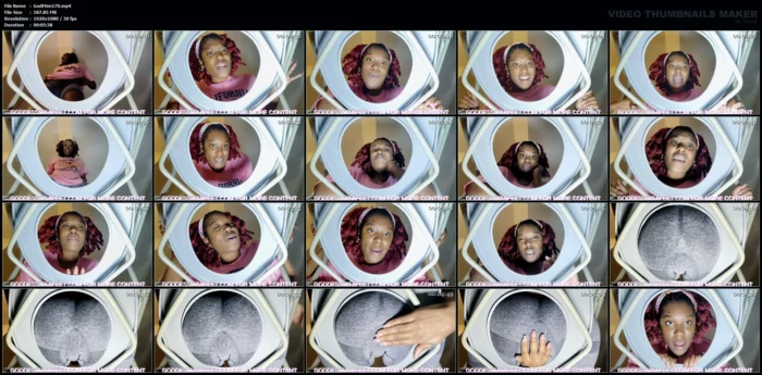 Human Toilet Humiliation - GODDESS MIMI FEET - MP4