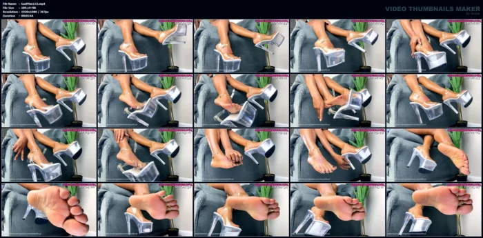 Humiliating Heel Addiction JOI - GODDESS MIMI FEET - MP4