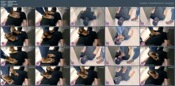 Humiliation Trample Video - GODDESS MIMI FEET - MP4