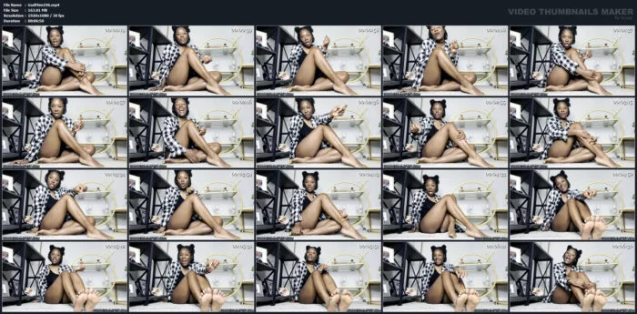 Making You Cross Dress To Get Unlocked - GODDESS MIMI FEET - MP4