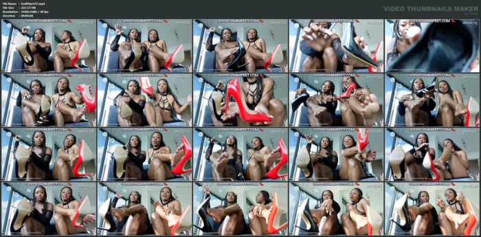 Making You Our Simp For Shoes! - GODDESS MIMI FEET - MP4