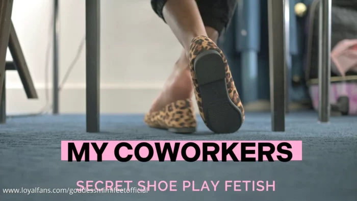 My Coworkers Secret Shoe Play Fetish - GODDESS MIMI FEET - MP4