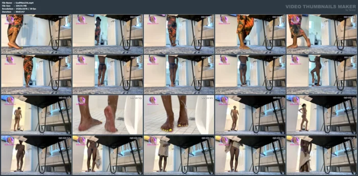 Peeping Tom POV - GODDESS MIMI FEET - MP4