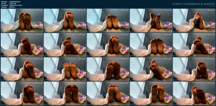 POV Foot Tease Video - GODDESS MIMI FEET - MP4
