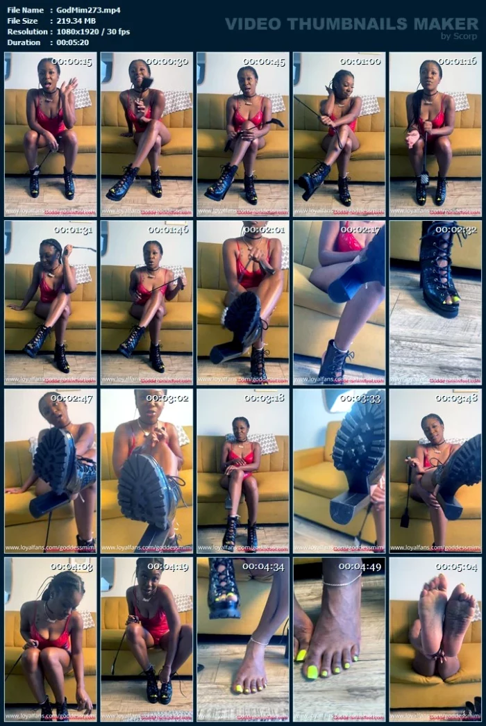 Serve And Obey Me, Its Your Life Purpose - GODDESS MIMI FEET - MP4