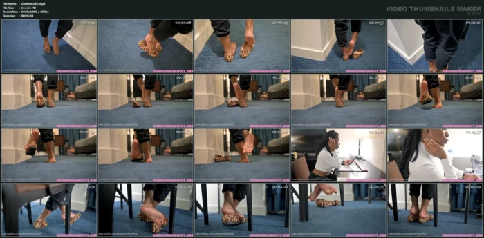 Slow Motion Shoe Play POV - GODDESS MIMI FEET - MP4