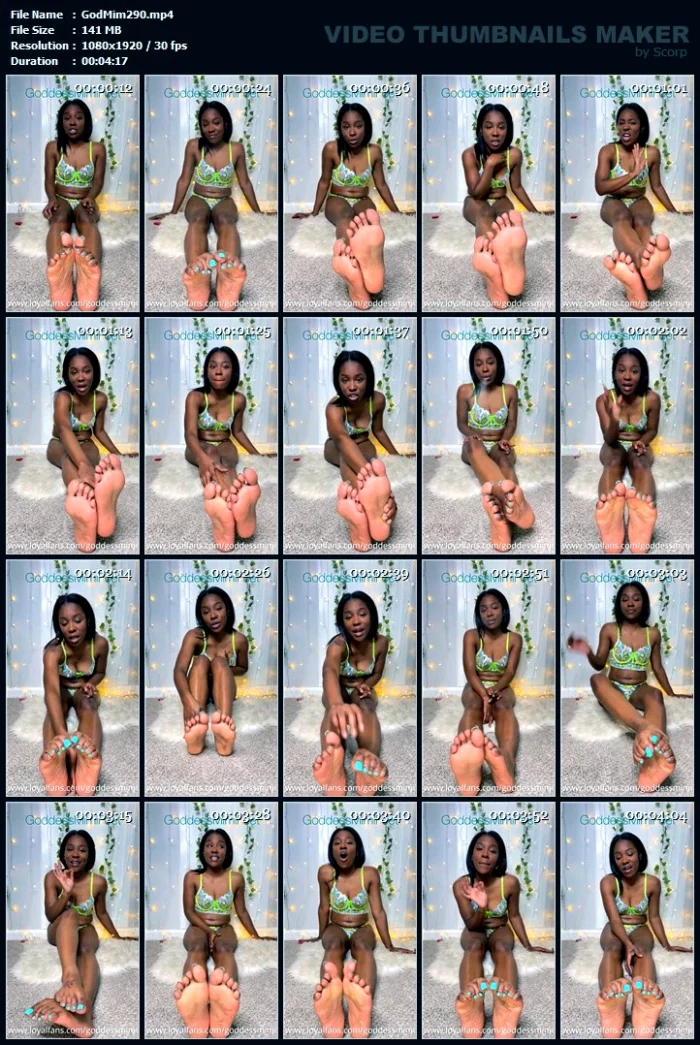 Smoking Humiliation And Feet Play Video - GODDESS MIMI FEET - MP4