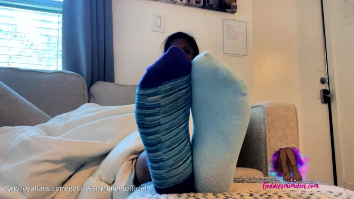 Sock Removal Video - GODDESS MIMI FEET - MP4