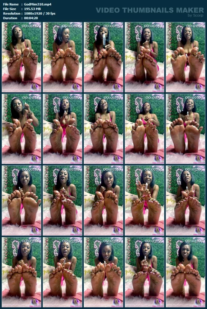 SPH JOI 2 - GODDESS MIMI FEET - MP4