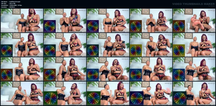 Spin The Wheel Wallet Drain - GODDESS MIMI FEET - MP4