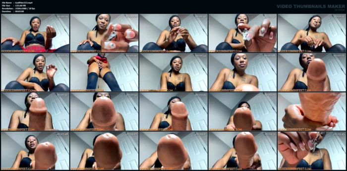 Suck Cock To Get Unlocked - GODDESS MIMI FEET - MP4
