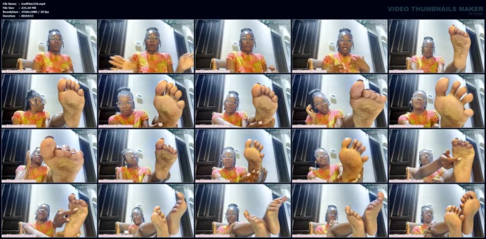 Sucking Toes For Extra Credit - GODDESS MIMI FEET - MP4