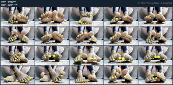 Toe Lovers Dream 2 - GODDESS MIMI FEET - MP4