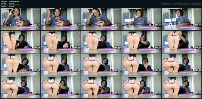 Toes Tied To Pay Rent - GODDESS MIMI FEET - MP4