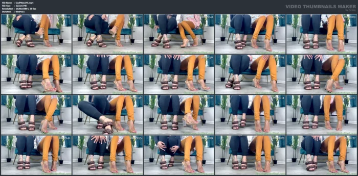 Weak For Our Ebony Feet In Heels! - GODDESS MIMI FEET - MP4