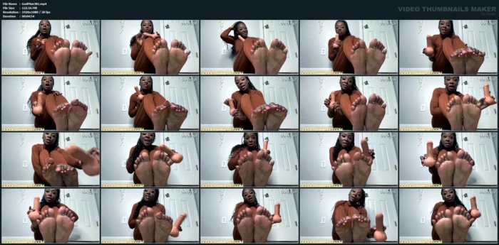 White Beta Cum Denial SPH - GODDESS MIMI FEET - MP4
