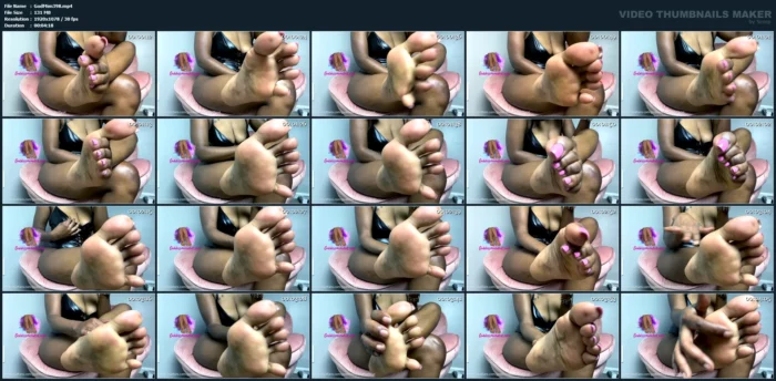 Your Cum Face Is So Ugly - GODDESS MIMI FEET - MP4
