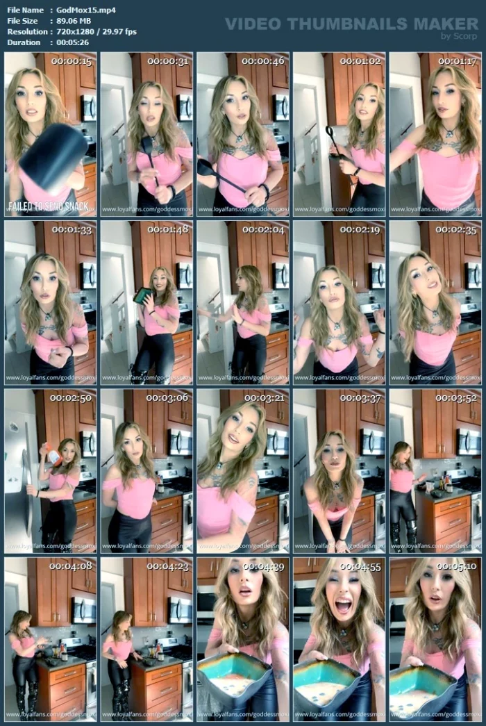 Failed To Send Snack - GODDESS MOXIE - MP4