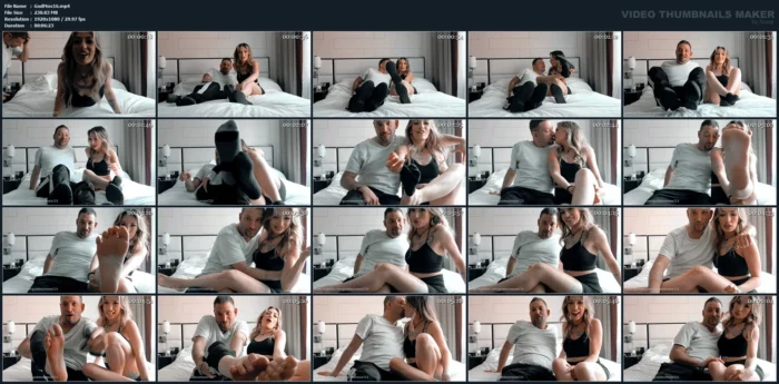Feet Of A Cuck's Dreams - GODDESS MOXIE - MP4
