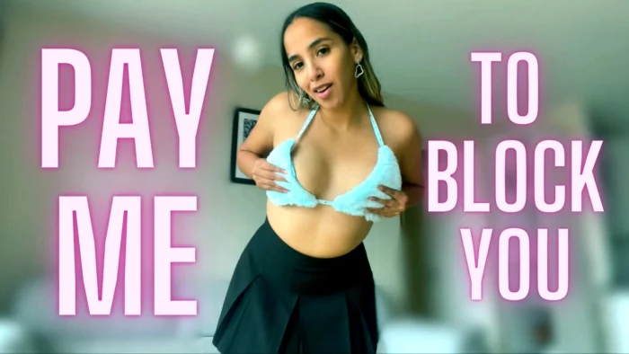 Pay Me To Block You - GOD NICOLE / GODDESS ALEXA FEMDOM - MP4