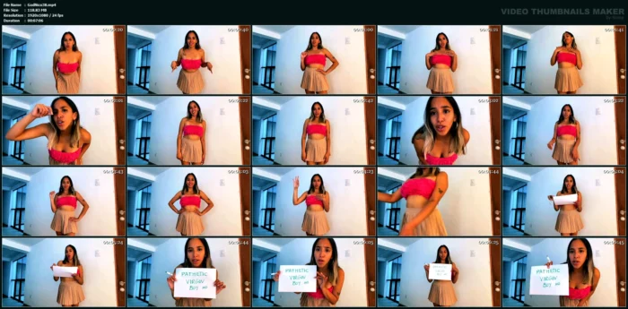 Popular Girl Bullies You - Take Your Clothes Off Because I Said So - GOD NICOLE / GODDESS ALEXA FEMDOM - MP4