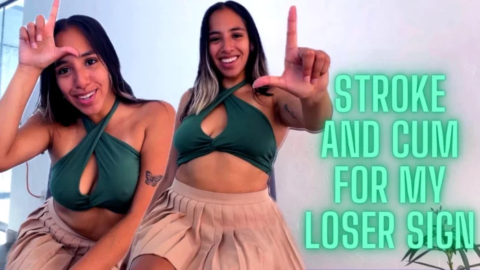 Stroke And Cum For My Loser Sign JOI - GOD NICOLE / GODDESS ALEXA FEMDOM - MP4