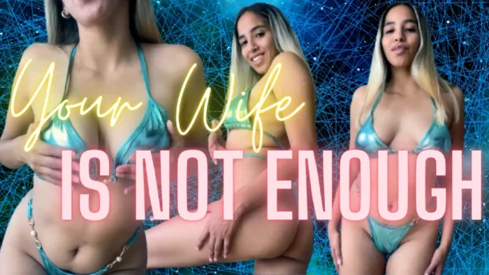 Your Wife Is Not Enough Homewrecker Fantasy - GOD NICOLE / GODDESS ALEXA FEMDOM - MP4